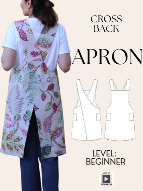 CROSS BACK APRON
