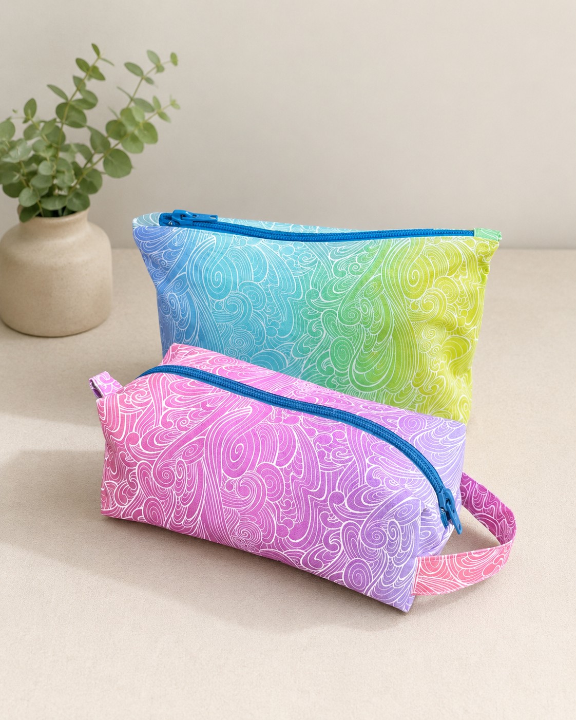 Makeup Bag Pencil Case Sewing Pattern PDF Download +Video Tutorial - Image 2