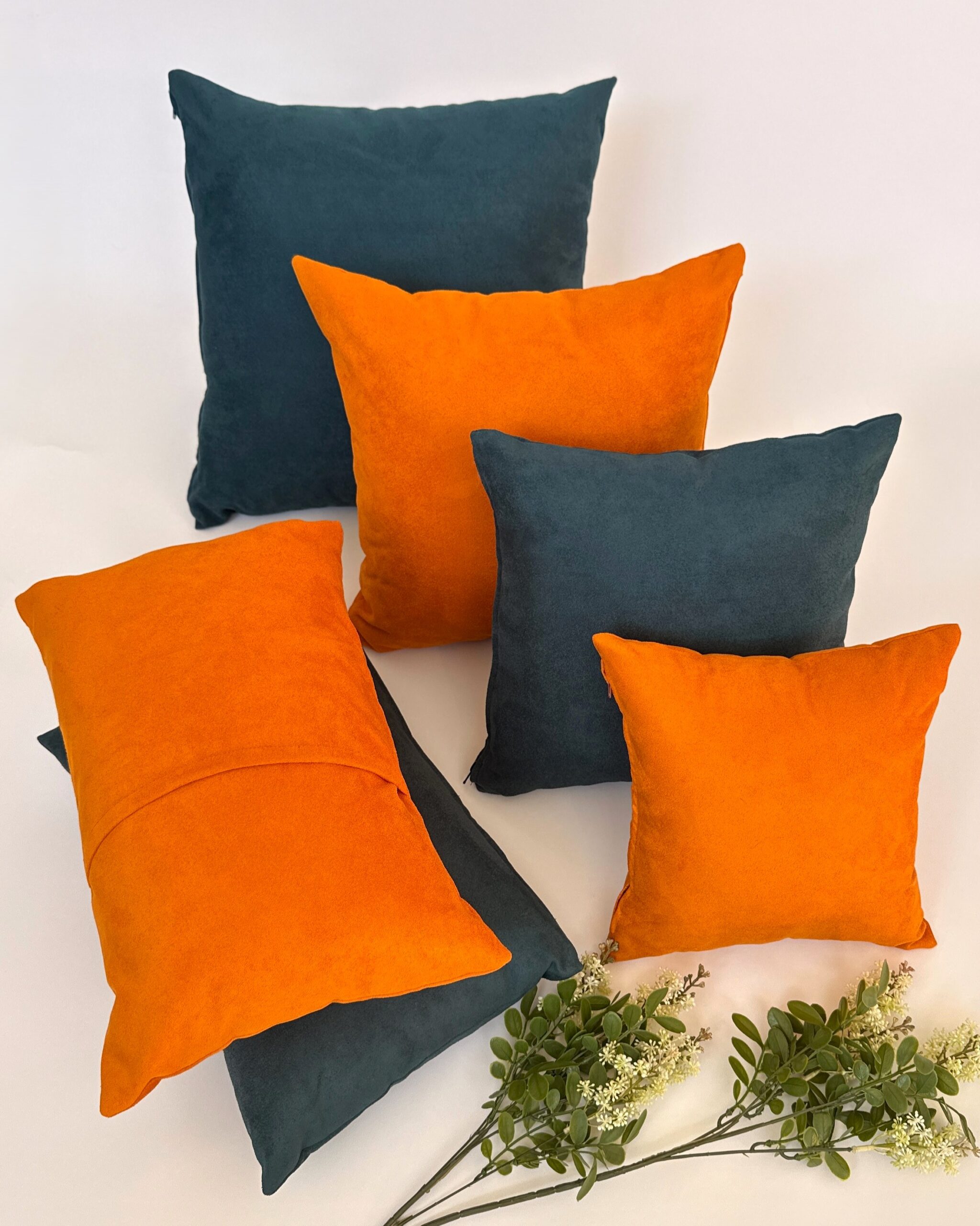 PDF pillow cover sewing pattern with 13 sizes for square and lumbar decorative cushion covers, featuring zipper and envelope-style closure options by Victoria Avenue Moda.